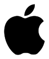 Apple Logo Stencil.svg