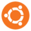 Ubuntu logo.